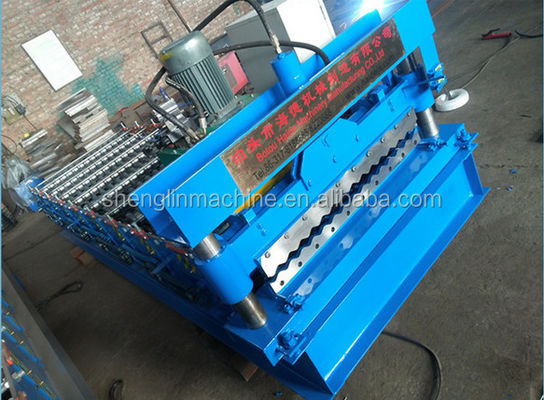 Galvanized Roofing Corrugated Forming Machine Automatic Zigzag Roof Tile Machine
